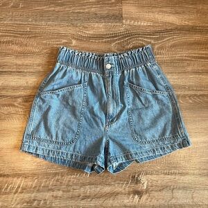Madewell paper bag denim jean Women Shorts